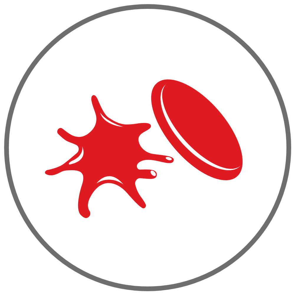 Platelet and red blood cell icon